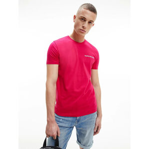 Calvin Klein pánské růžové tričko - M (XAP)